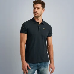 PME Legend Tops*Short Sleeve Trackway Polo Blue