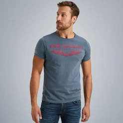 PME Legend Tops*Short Sleeve T-Shirt Blue