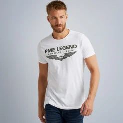PME Legend Tops*Short Sleeve T-Shirt White