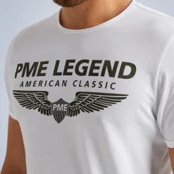 PME Legend Tops*Short Sleeve T-Shirt White