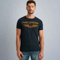 PME Legend Tops*Short Sleeve T-Shirt Blue