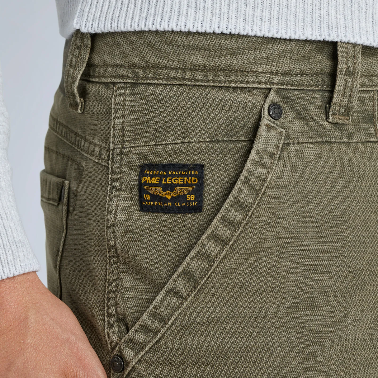 PME Legend Pants*Skylock Regular Fit Worker Pants Beige