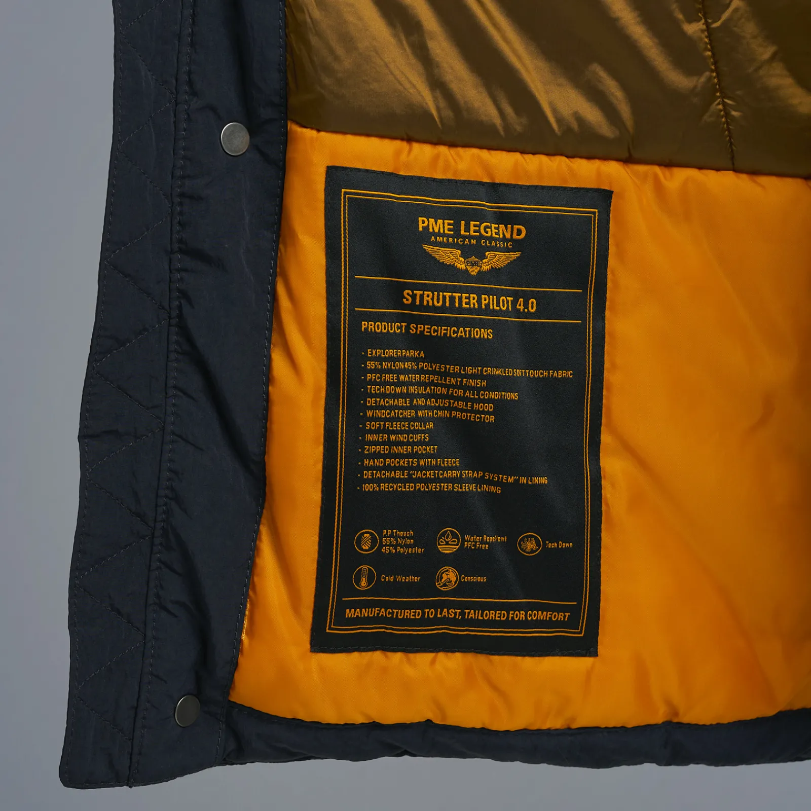 PME Legend Jackets*Strutter Pilot Parka Blue