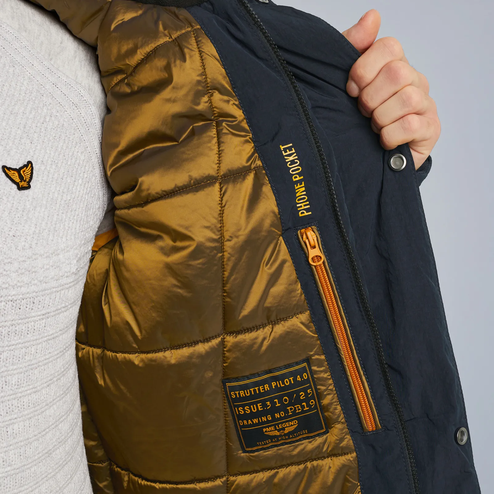 PME Legend Jackets*Strutter Pilot Parka Blue