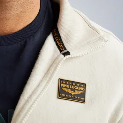PME Legend Tops*Sweat Jacket In Terry Fabric Beige