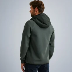 PME Legend Tops*Sweat Jacket With Hood Green