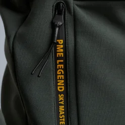 PME Legend Tops*Sweat Jacket With Hood Green