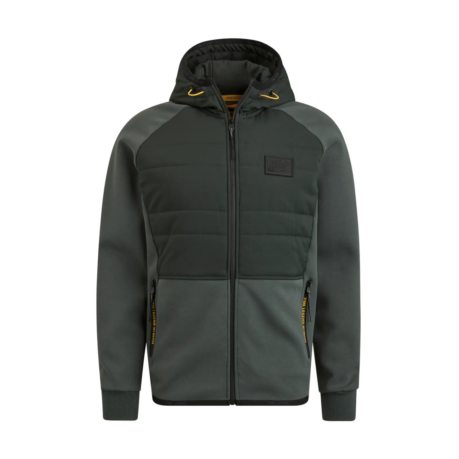 PME Legend Tops*Sweat Jacket With Hood Green