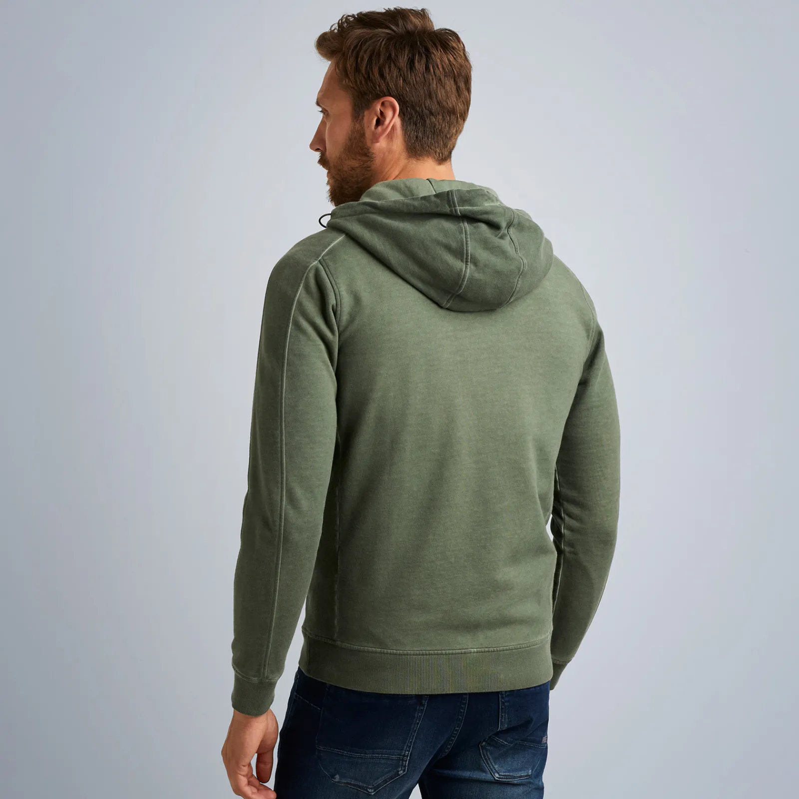 PME Legend Tops*Sweat Jacket With Zipper Green