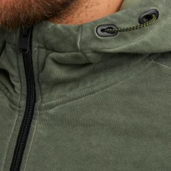 PME Legend Tops*Sweat Jacket With Zipper Green