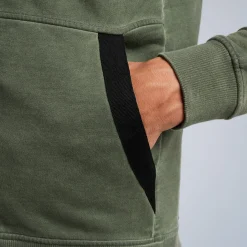 PME Legend Tops*Sweat Jacket With Zipper Green