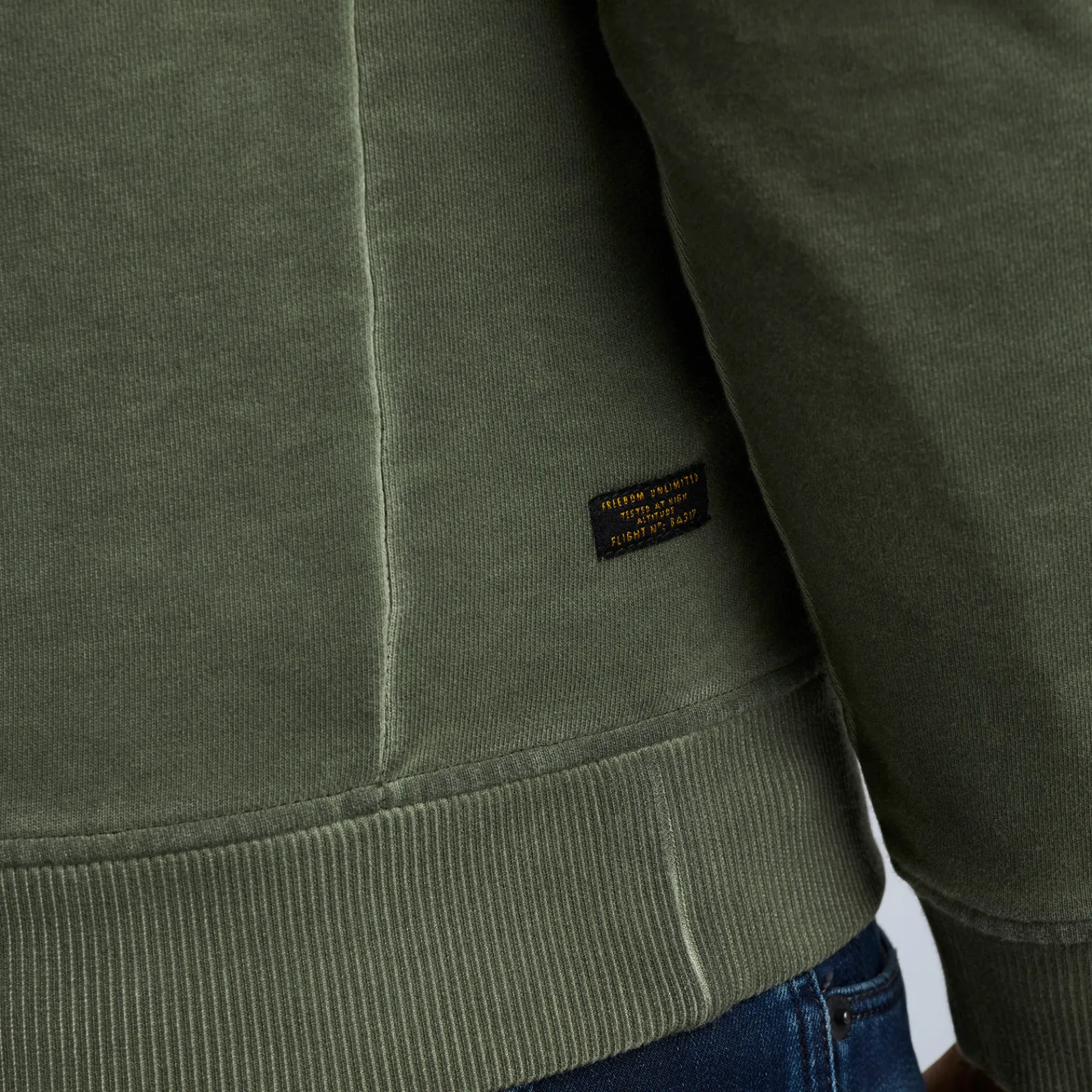 PME Legend Tops*Sweat Jacket With Zipper Green