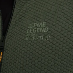 PME Legend Tops*Sweat Jacket With Zipper Green