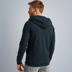 PME Legend Tops*Sweat Jacket With Zipper Blue