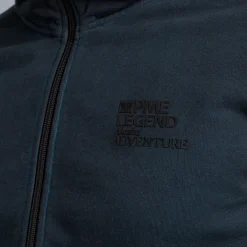 PME Legend Tops*Sweat Jacket With Zipper Blue