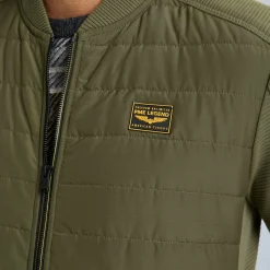 PME Legend Tops*Sweat Jacket With Zipper Green
