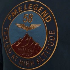PME Legend Tops*Sweatshirt In Terry Sweat Fabric Blue