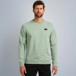 PME Legend Tops*Sweatshirt With Cargo Pocket Green
