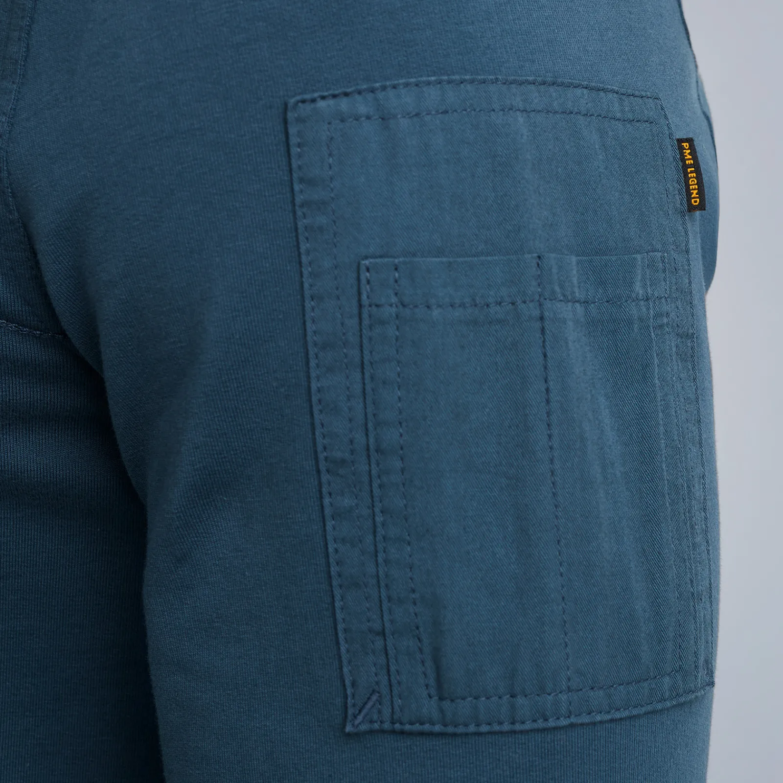 PME Legend Tops*Sweatshirt With Cargo Pocket Blue