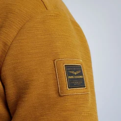 PME Legend Tops*Sweatshirt With Different Textures Brown