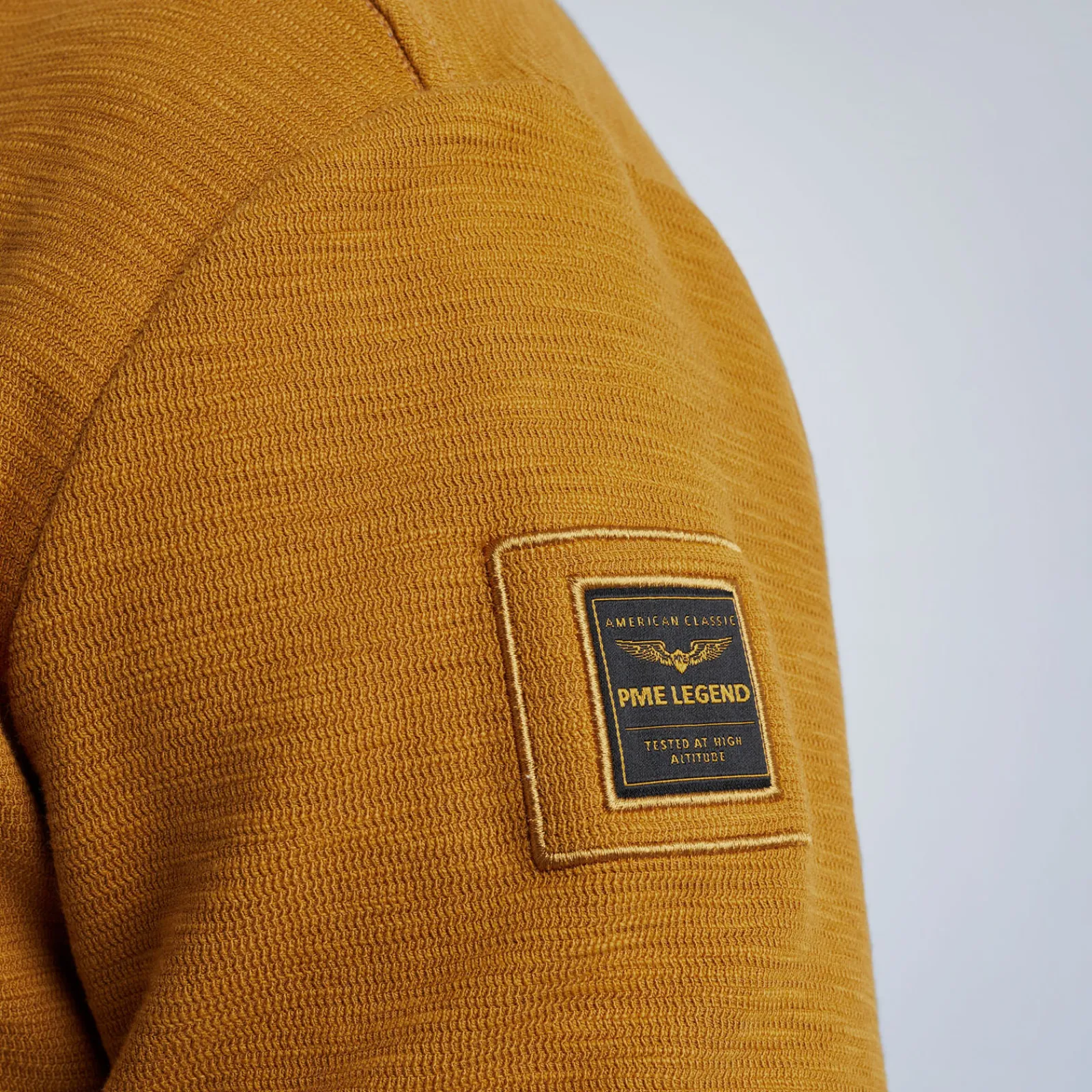 PME Legend Tops*Sweatshirt With Different Textures Brown