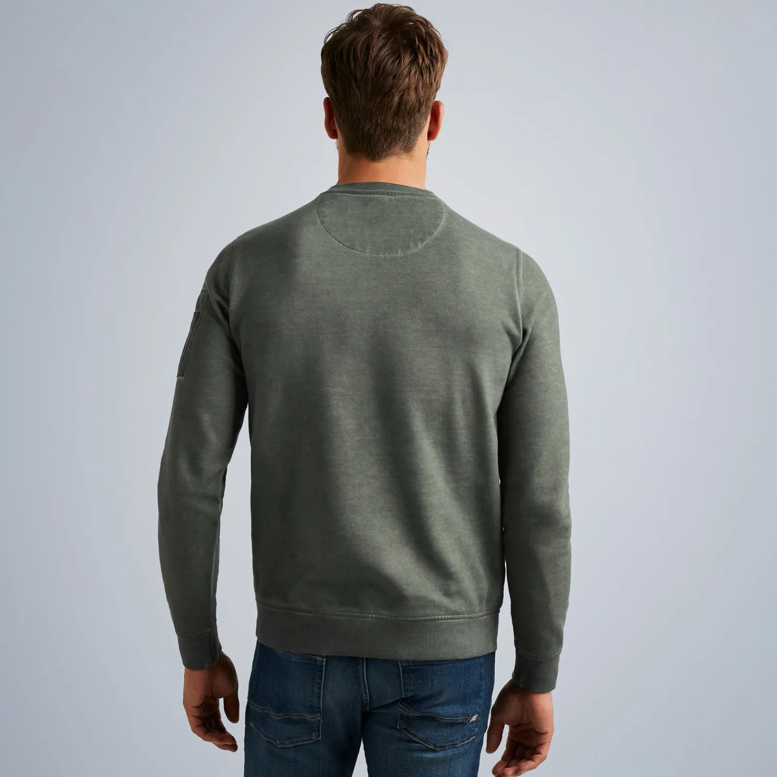 PME Legend Tops*Sweatshirt With Flight Pocket Green