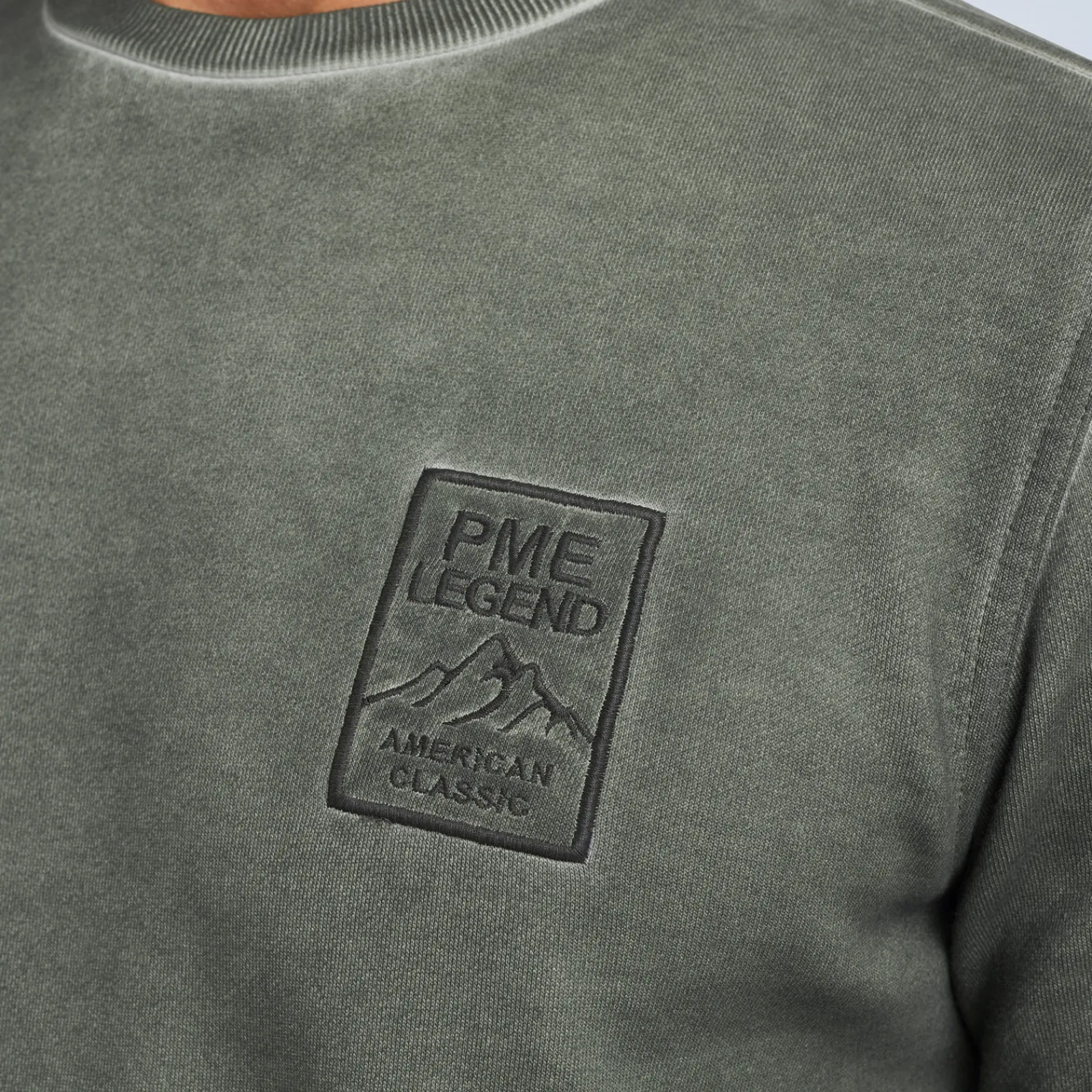 PME Legend Tops*Sweatshirt With Flight Pocket Green