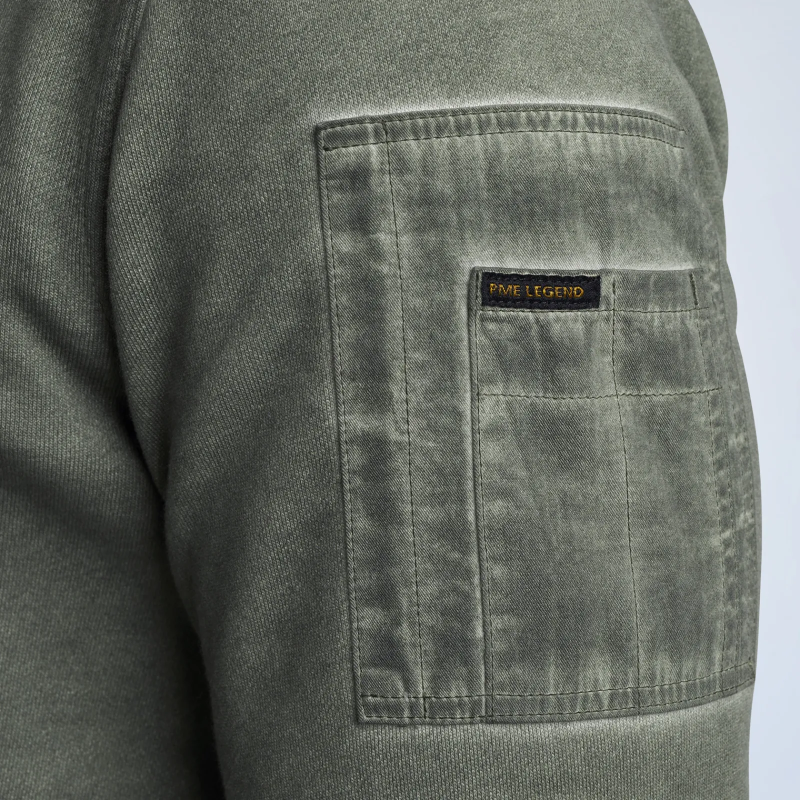 PME Legend Tops*Sweatshirt With Flight Pocket Green