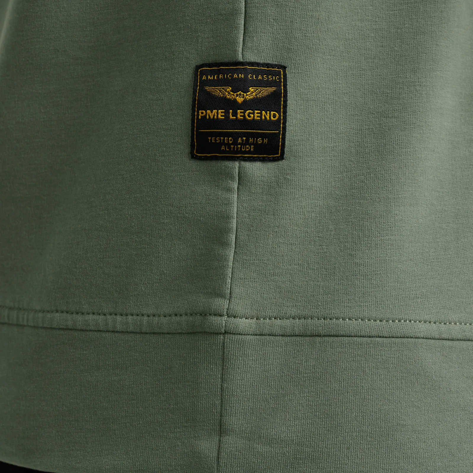 PME Legend Tops*Sweatshirt With Polo Collar Green