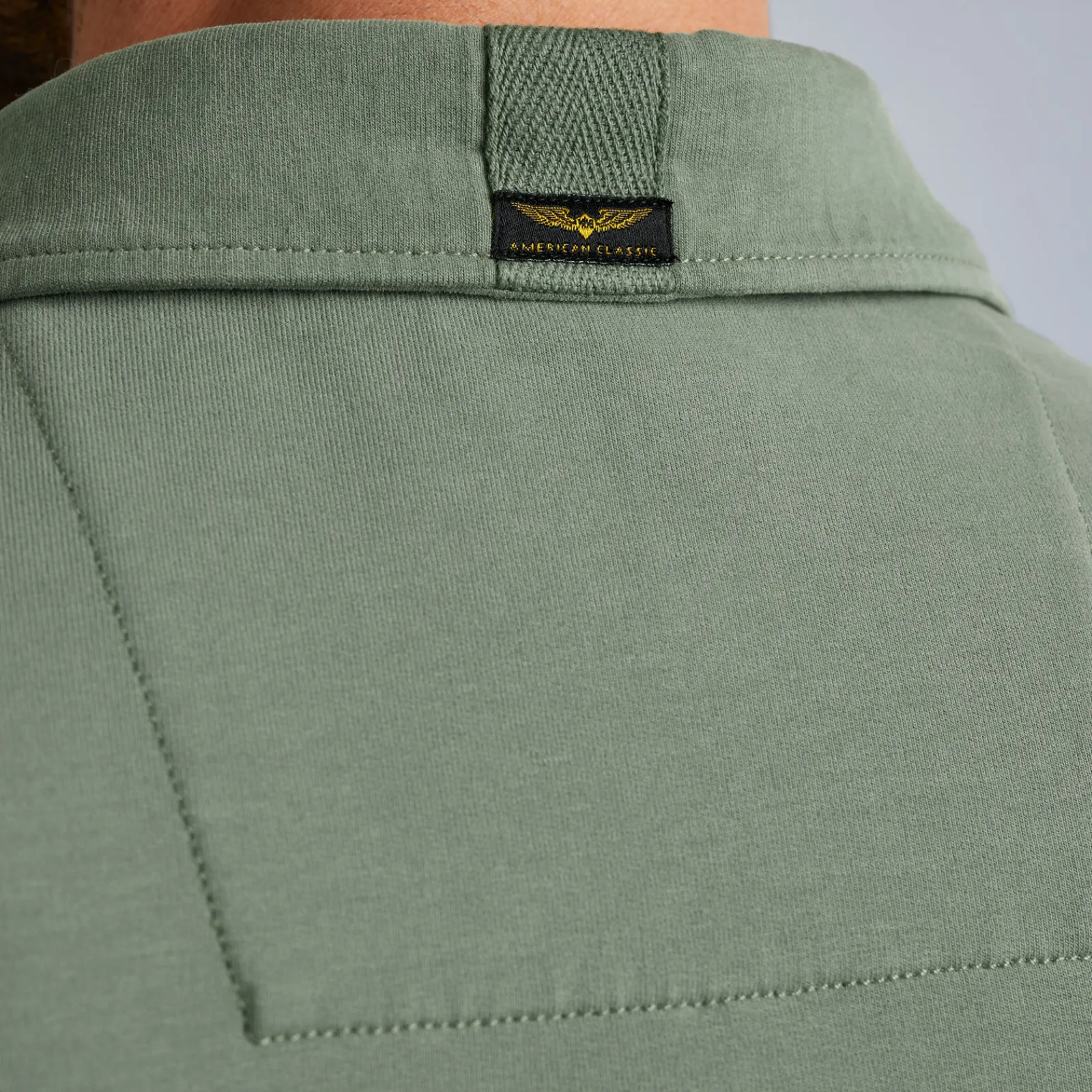 PME Legend Tops*Sweatshirt With Polo Collar Green