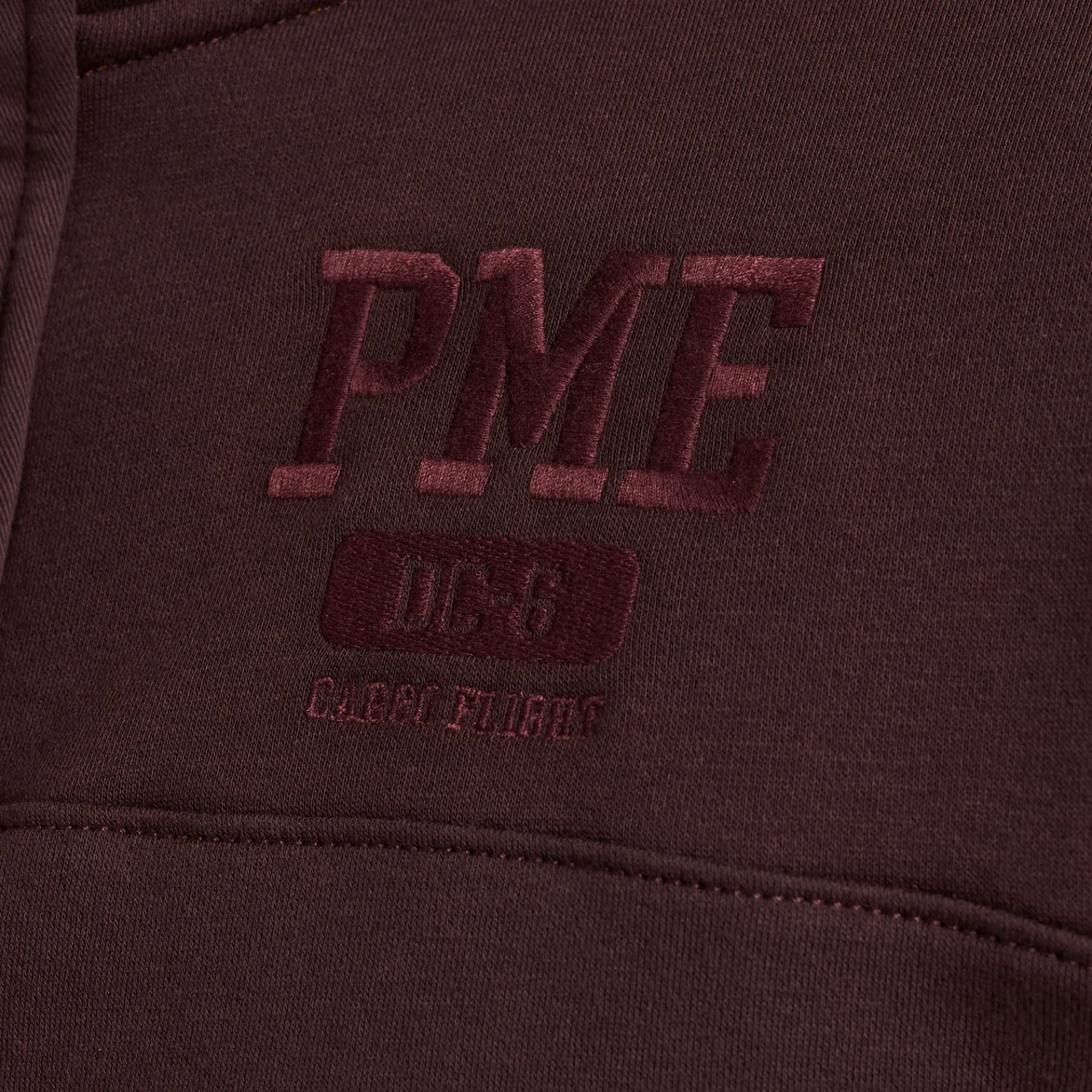 PME Legend Tops*Sweatshirt With Stand-Up Collar Brown