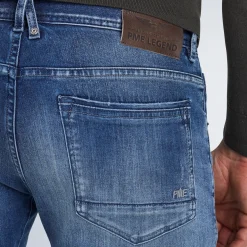 PME Legend Jeans*Tailwheel Slim Fit Jeans Met Repair Marks Blue