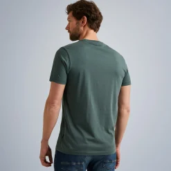 PME Legend Tops*T-Shirt In Jersey With Artwork Green