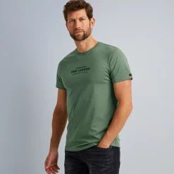PME Legend Tops*T-Shirt With Artwork Green