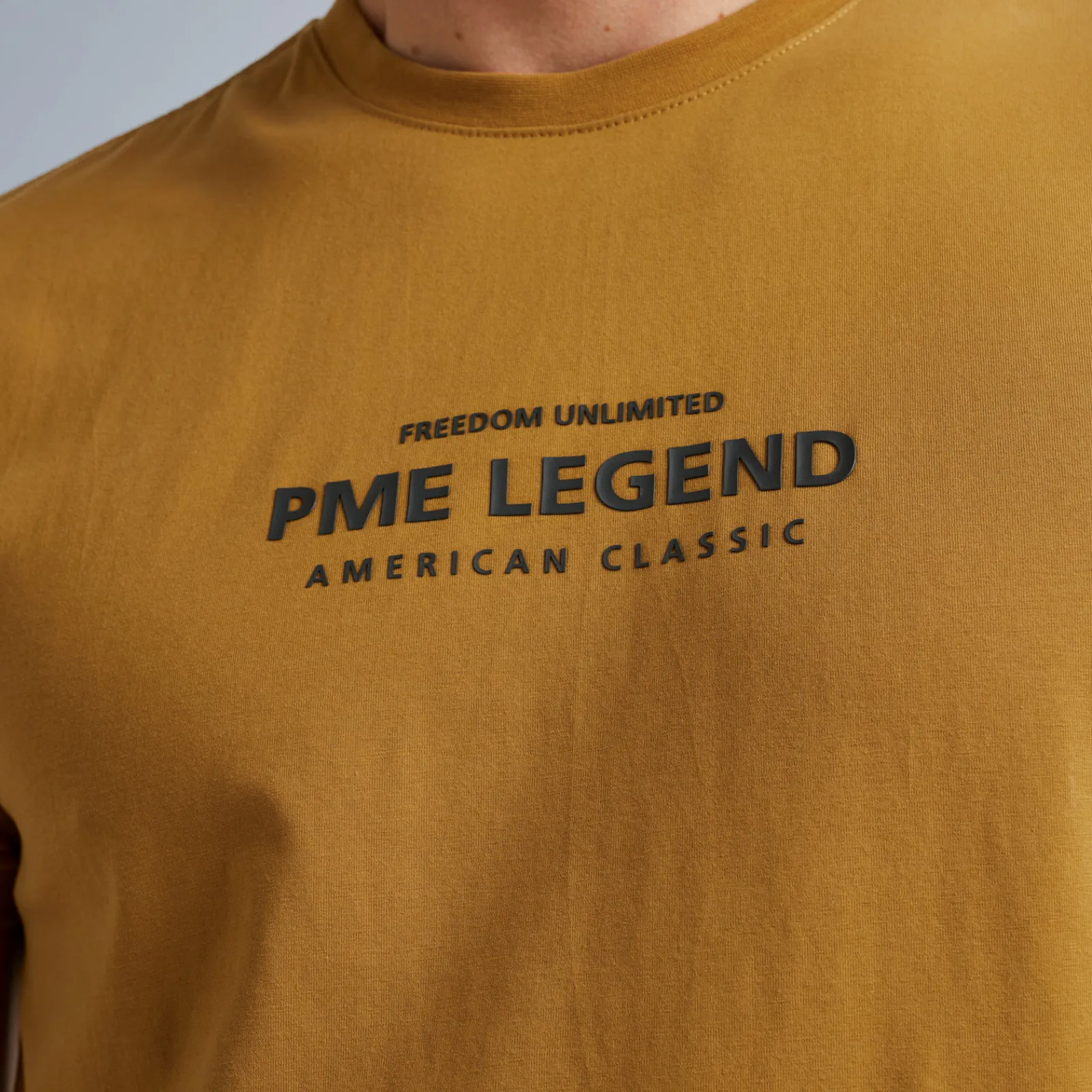 PME Legend Tops*T-Shirt With Artwork Brown