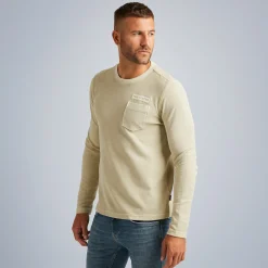PME Legend Tops*T-Shirt With Long Sleeves Grey