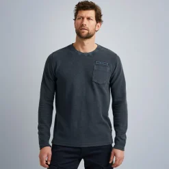 PME Legend Tops*T-Shirt With Long Sleeves Blue