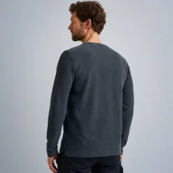 PME Legend Tops*T-Shirt With Long Sleeves Blue
