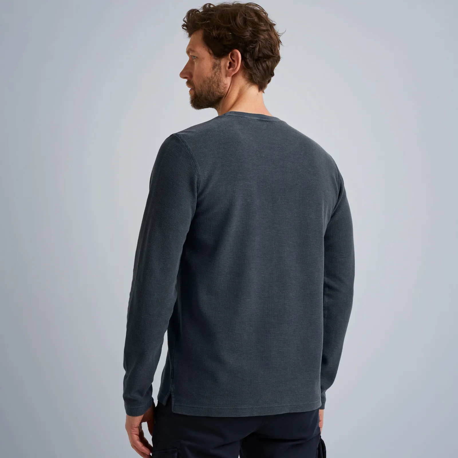 PME Legend Tops*T-Shirt With Long Sleeves Blue
