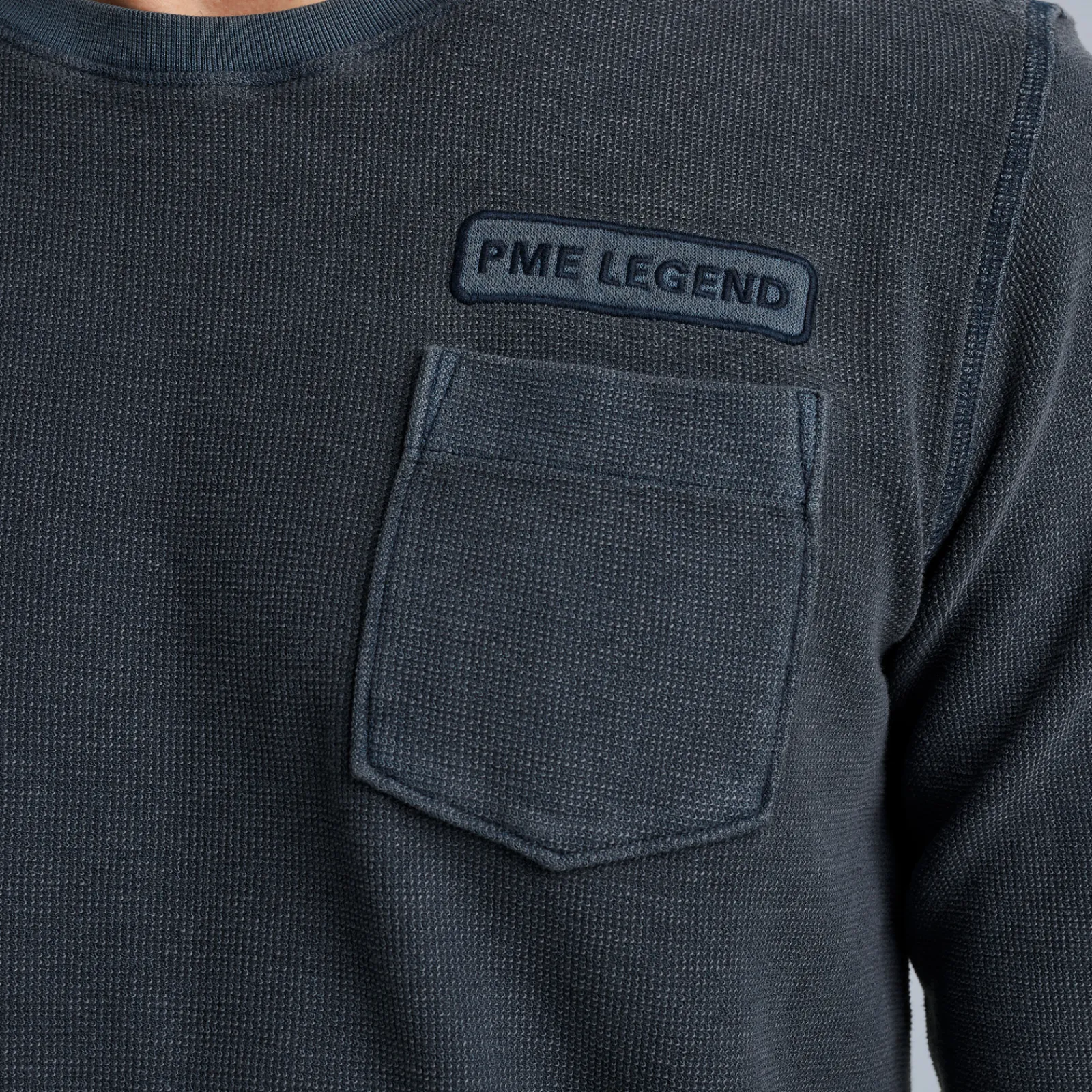 PME Legend Tops*T-Shirt With Long Sleeves Blue
